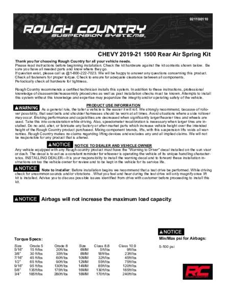 Installation Manual